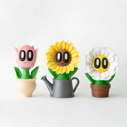 Sunflower, Daisy and Tulip Desk Buddies